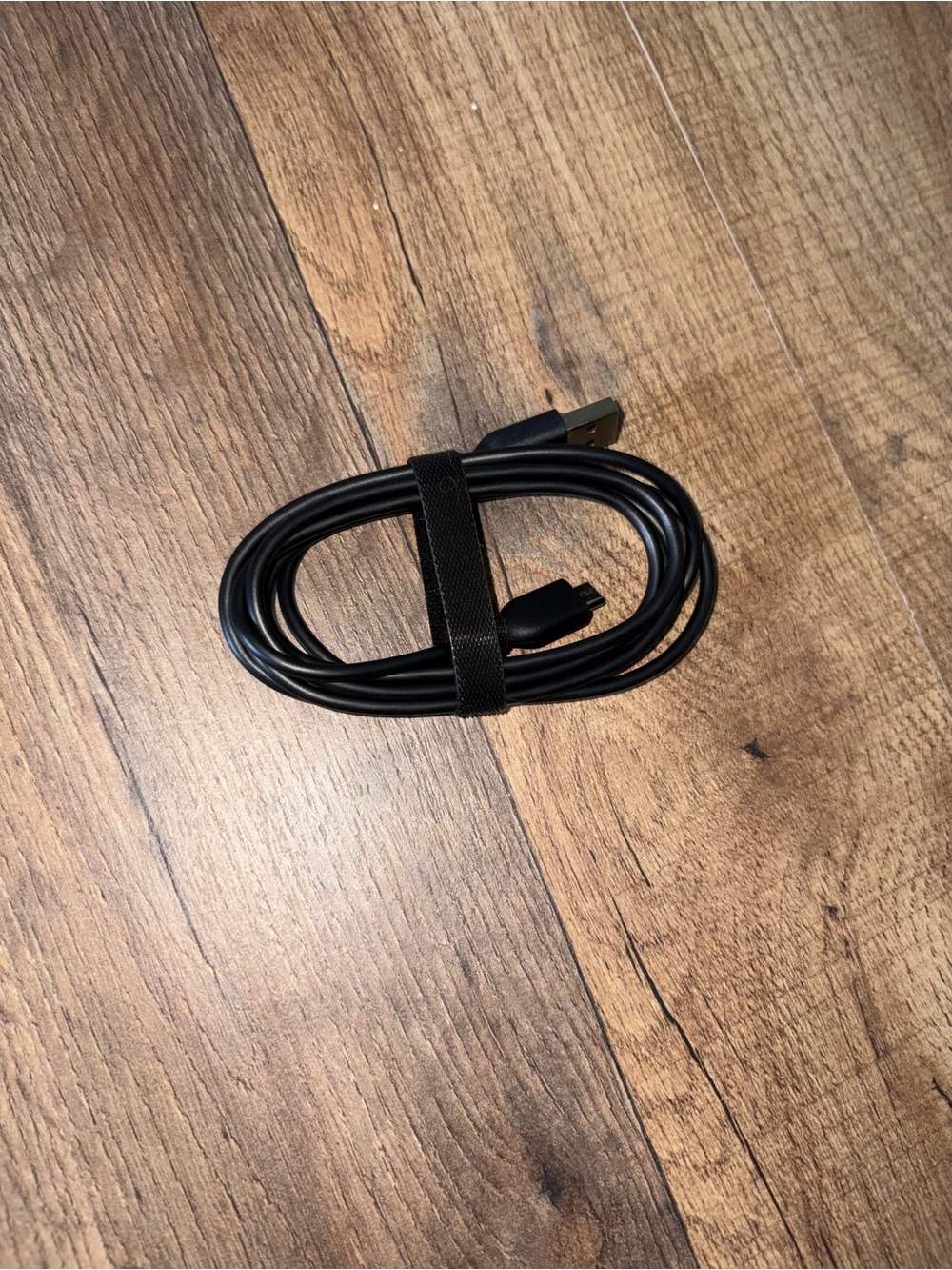 Black USB-A to Micro-USB Cable